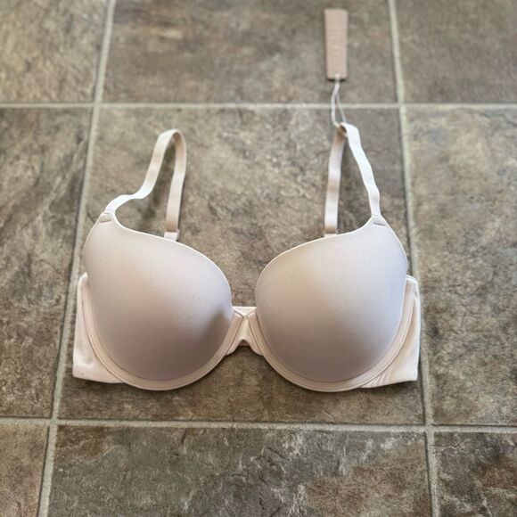 Skims Fits Everybody Pushup Demi Bra Clay Size 32D - Picture 3 of 9